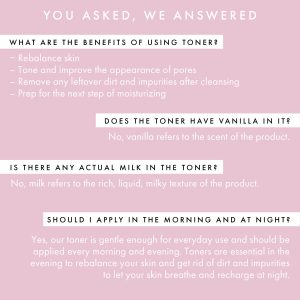 Vanilla Milk Toner
